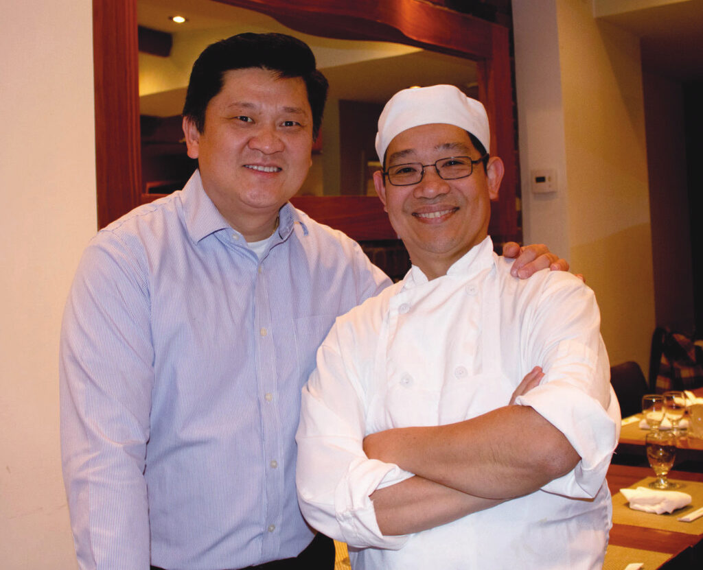 Liem and “Sushiman” at Kiku Montreal