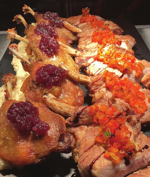 Some of the fine cuisine at the Tag Resto Bar