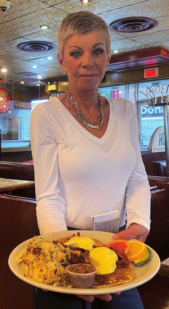 Server Danielle is a longtime staffer