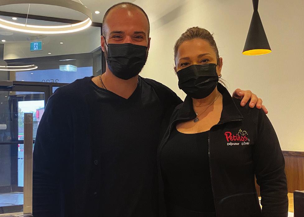 Mike Sikellis and his mom Marina Tzanetakou.