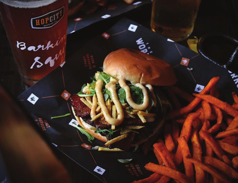 A tantalizing burger from The Works