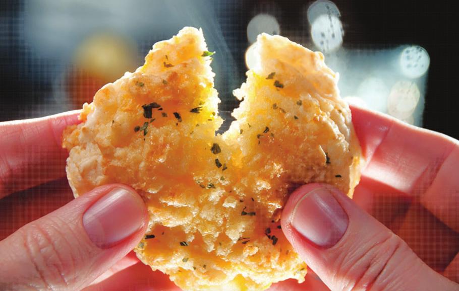The signature Red Lobster cheddar biscuits