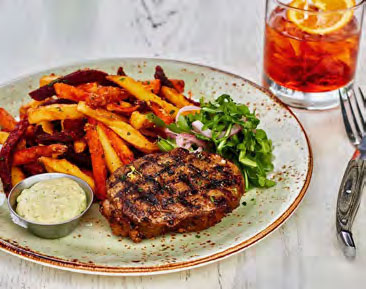 The grilled sirloin at Milestones.