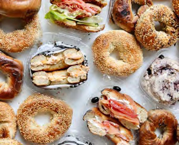 Various bagels from Kettlemans.