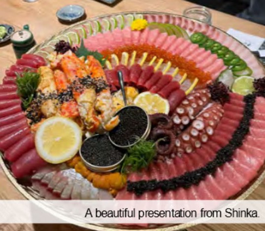 A beautiful presentation at Shinka
