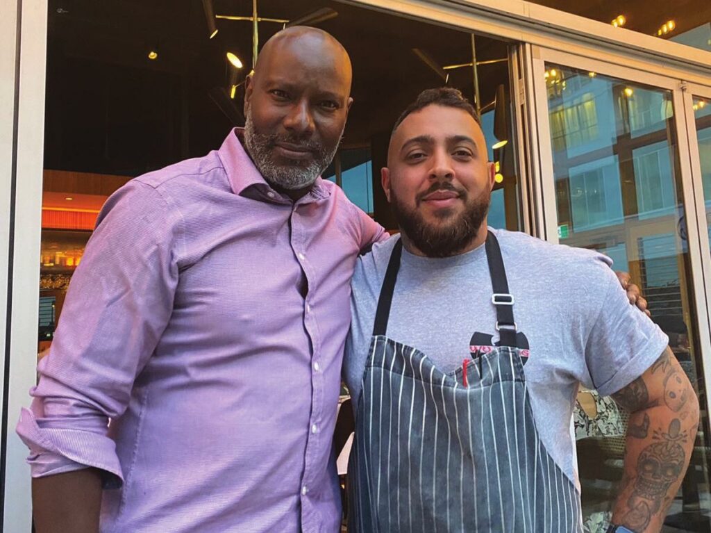 Clement Thompson and Chef Chris Ranco
