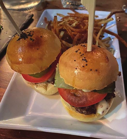 The bison burgers at Pullman
