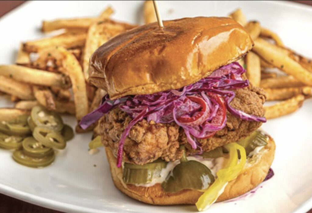 The silk-fil-a chicken sandwich at Randy’s