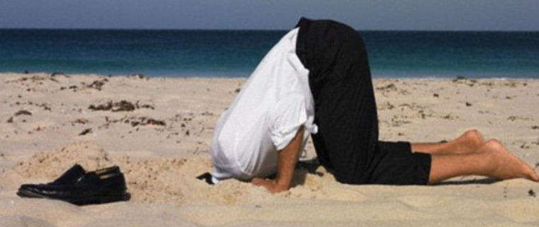 Head in sand