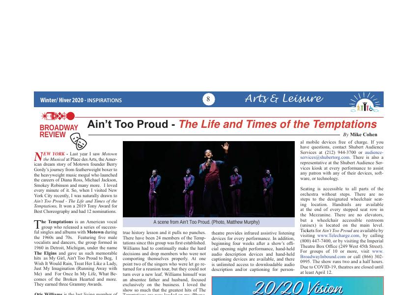 Ain’t Too Proud The Temptations