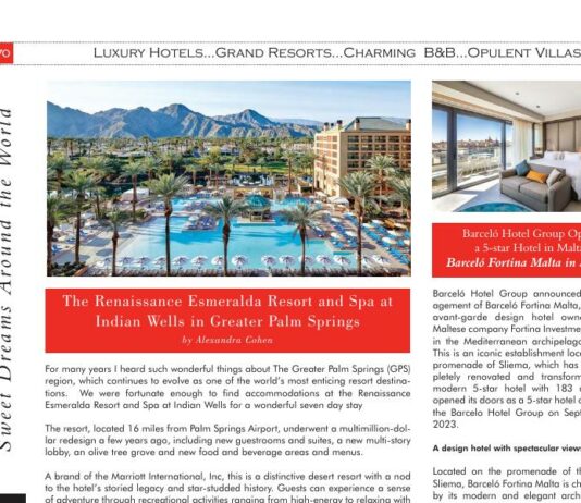 Esmeralda Palm Springs Canadian World Traveller Winter 2023-24 Issue