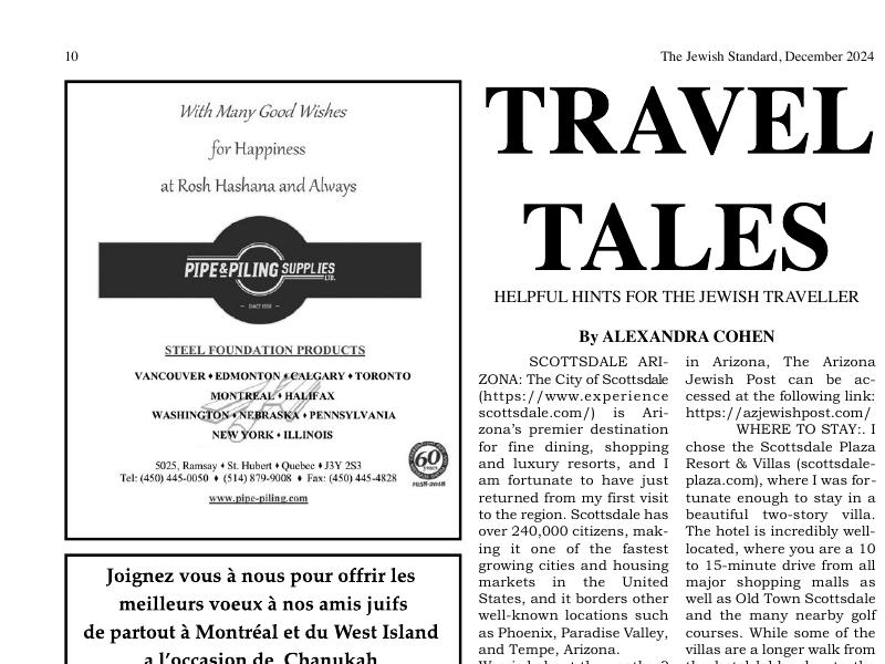 Scottsdale Jewish Standard Magazine