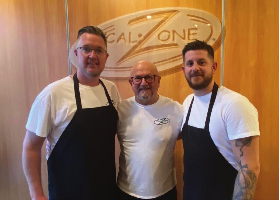 Shayne Fuller, Tony Spinelli and Mike Spinelli of Restaurant Calzone