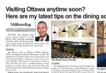 Summer 2024 Report On Ottawa Restaurant Scene