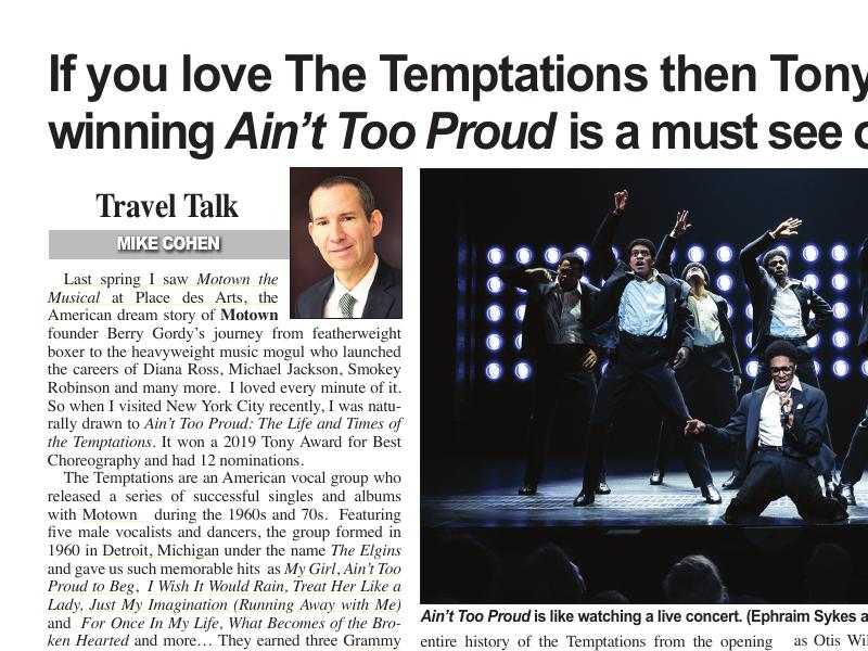 The Temptations Broadway Review
